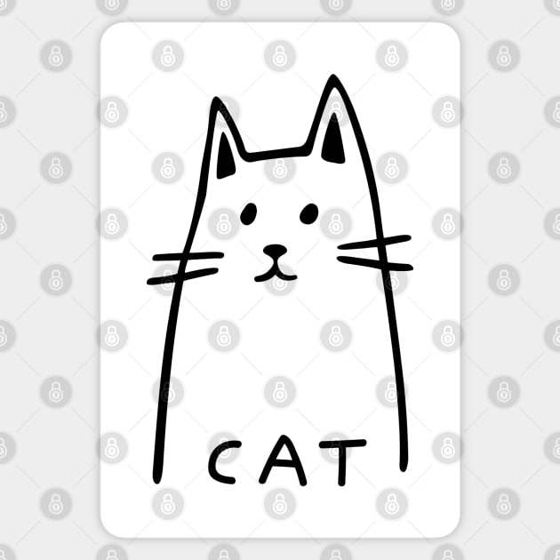 Funny cat Sticker by SatyShop